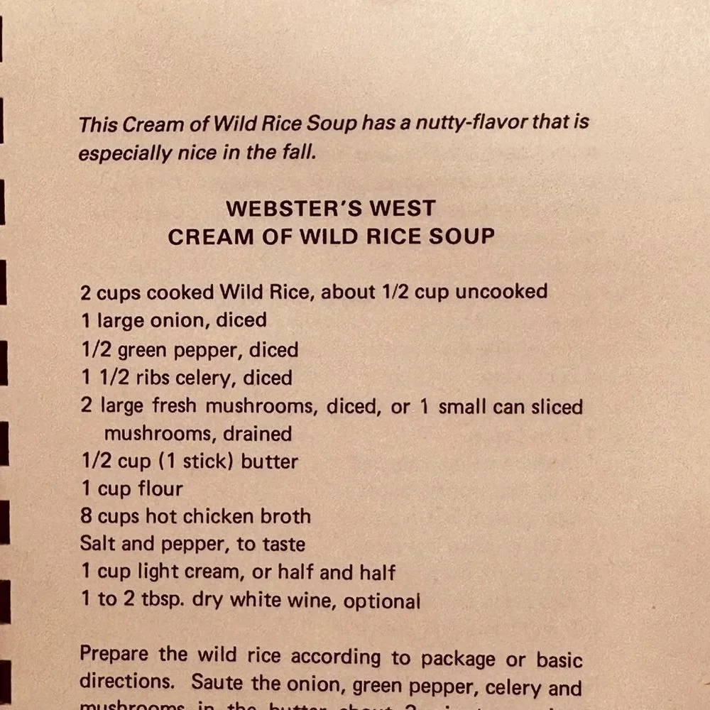 Wild Rice for All Seasons Vintage Cookbook by Beth Anderson